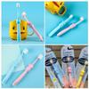 Tofficu 3pcs Toothbrushes for 2-8 Years Old, Soft Bristles Manual Cartoon Tooth Brush Set with Elephant Design, Gentle Oral Care During Teething and Tooth Replacement view 3