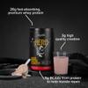 Bulk Hero Whey Protein Powder | Strawberry | 13 Servings | 26g Protein + 3g Creatine | 5g BCAAs | Low Sugar | Fast Absorption | Isolate, Hydrolysed & Concentrate Blend view 2