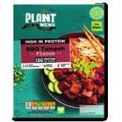 Plant Menu BBQ Tempeh Pieces, High Protein Vegan, 200g