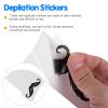 Beavorty 20pcs Nose Hair Waxing Stickers Set with Beard Protective and Styling Stickers, Depilation Accessories for Precise Hair Removal and Facial Beard Protection view 3
