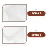 Tofficu Stackable Medication Organizer Boxes 2Pcs White Plastic Open Front Storage Bins for Home Pharmacy and Clinical Use view 3
