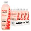 WOW! Hydrate - Peach & Passionfruit - Electrolyte Drink - 12 x 500ml Ready-to-Drink Bottles - For Everyday Hydration - High Electrolyte, Low Calorie - Sugar Free, Fat Free, Halal Sports Drinks view 1