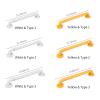 16" Stainless Steel Grab Bar with Luminous Circle - Non-Slip Safety Rail for Toilet, Shower, Bathtub - ADA Compliant Handicap Support Balance Bar for Bathroom and Staircase Walls view 2