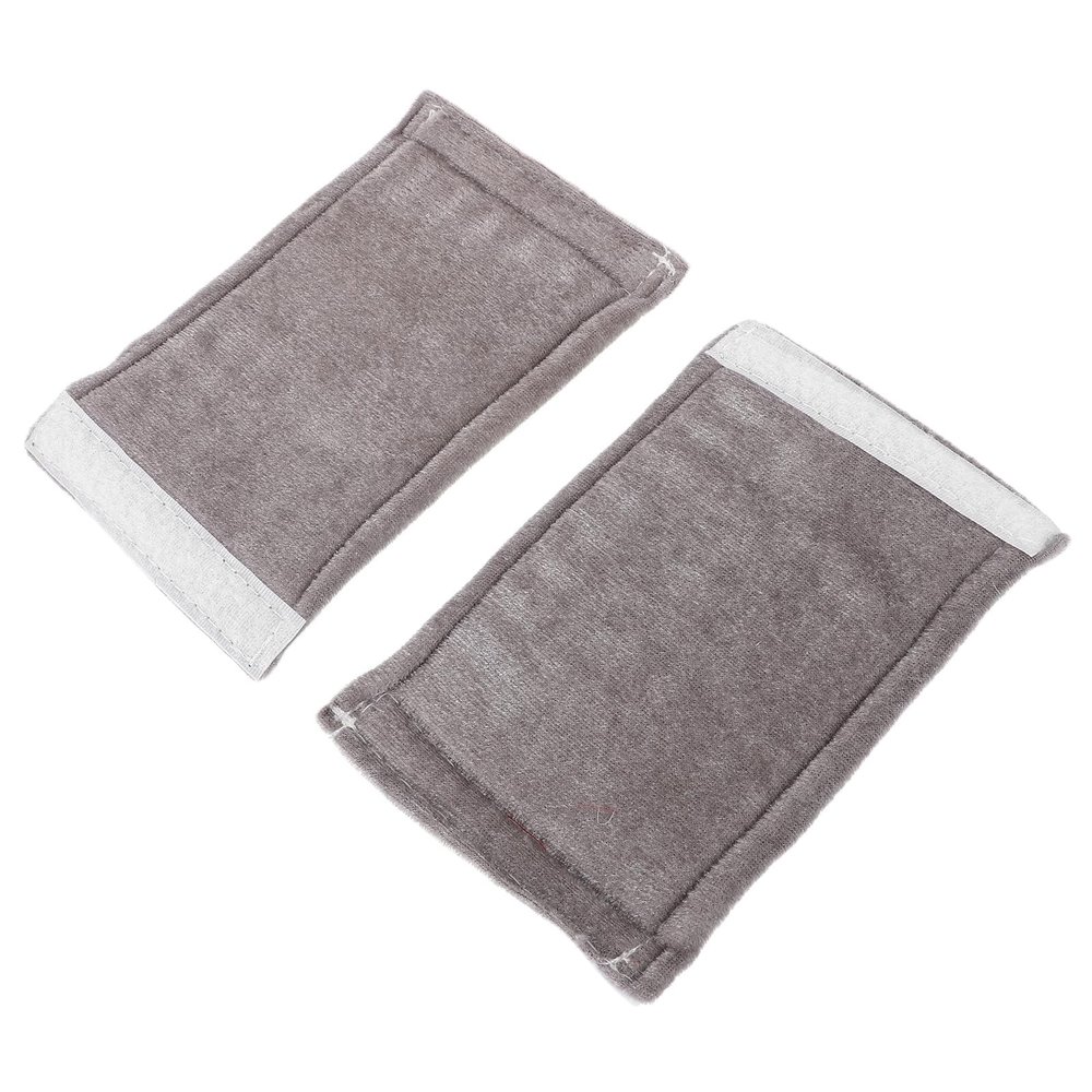 Operitacx Walking Crutches Replacement Pads 2Pcs Gold Velvet Elastic Soft Cane Handle Cushion Covers Mobility Aid for Elderly Anti-Scratch Underarm Padding