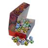 250g Rectangular Box Paisley Pattern of Individually Wrapped Chocolate Flavoured Footballs view 3