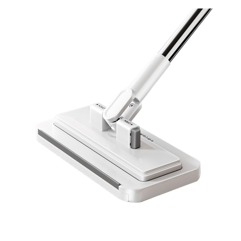 Multi-Functional Lazy Mop and Clamp for Floors & Windows Hands-Free Hand-Washing Tool with Flat Microfiber Pads Household Cleaning Kit for Tile, Hardwood & Glass Surfaces