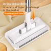 Multi-Functional Lazy Mop and Clamp for Floors & Windows Hands-Free Hand-Washing Tool with Flat Microfiber Pads Household Cleaning Kit for Tile, Hardwood & Glass Surfaces view 2
