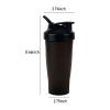 Cankypu Leak Proof Protein Shaker Bottle with Sturdy Loop Portable Mixer Cup for Pre Workout Gym Fitness Sports and Daily Use view 3