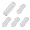 Operitacx 5pcs Silicone Toilet Lid Pads Self-Adhesive Cushioning Bumpers for Toilet Seat Protection and Noise Dampening, Sturdy Bathroom Accessory for Home Use view 1