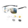 Progressive Multifocal Reading Glasses for Men and Women, Flexible Anti-Blue Light Readers, Sporty Design Lightweight Eyeglasses(Transparent/Gray,3.5x) view 1