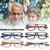 Progressive Multifocal Reading Glasses for Men and Women, Flexible Anti-Blue Light Readers, Sporty Design Lightweight Eyeglasses(Transparent/Gray,3.5x) view 2