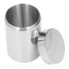 RASTKY 304 Stainless Steel Tea Canister - Thickened Round Rugged Design with Slickfor Sealing & Storing Loose Tea Coffee Sugar NutsHome Kitchen Camping AndUse view 1