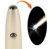 Beavorty LED Eyebrow Light Replacement Stainless Steel Lighted Tweezers 1.65x0.39x0.39in Eyebrow Shaping Versatile Use Makeup Application Accessory view 3