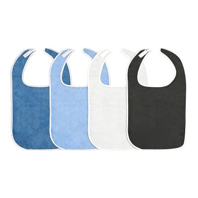 jojnsha 4Pcs Protective Meal Bibs Feeding for Senior Adult Practical Nursing Solution for Hospital Nursing Home Elderly Waterproof Feeding