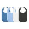 jojnsha 4Pcs Protective Meal Bibs Feeding for Senior Adult Practical Nursing Solution for Hospital Nursing Home Elderly Waterproof Feeding view 1