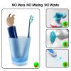 Dog Poop Toothpaste - Food Grade Silicone 43x27x30mm | Universal Toothpaste Squeezer, Self Closing Lid | Fun Cream Cap For Puppies, For Dogs view 4