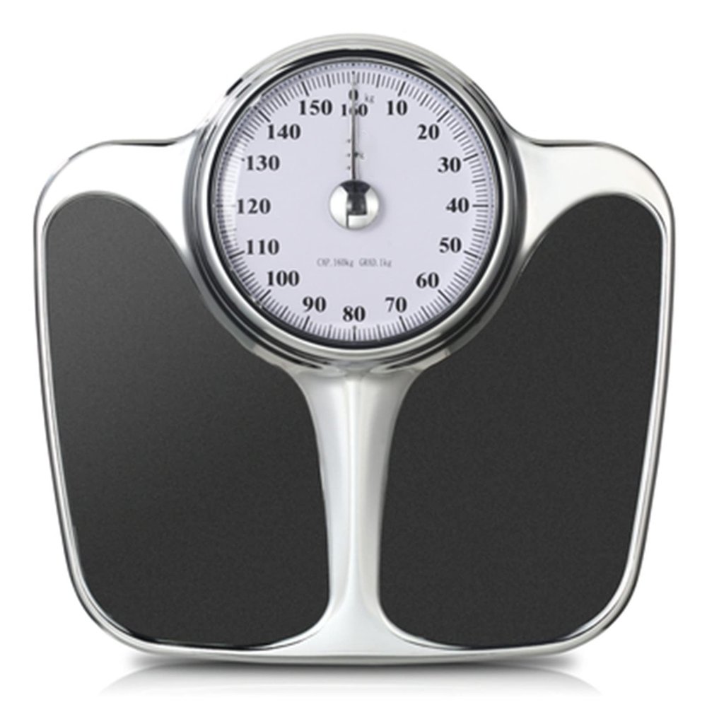 Bathroom Scale - High Precision Weight Measurement with Anti-Skid Design and Sturdy Metal Platform for Home Use