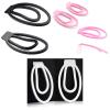 6Pcs Fitness Cage Clip Sissy Men Training Set, 3 Colors 2 Sizes with 1 Belt, Breathable Adjustable Invisible Set for Exercise Protection -A94UK (with Black BeltB) view 3