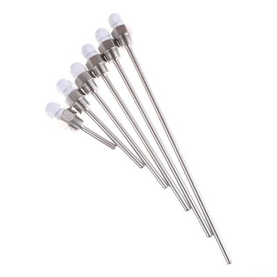 12 NPT Threads Stainless Steel Thermowell for Temperature Sensors Suitable for Installation in Pipe Diameter 6mm (400mm)