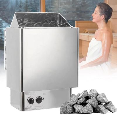 Electric Sauna Heater with Internal Controller for Home Spa, Bath, or Shower Steam Room