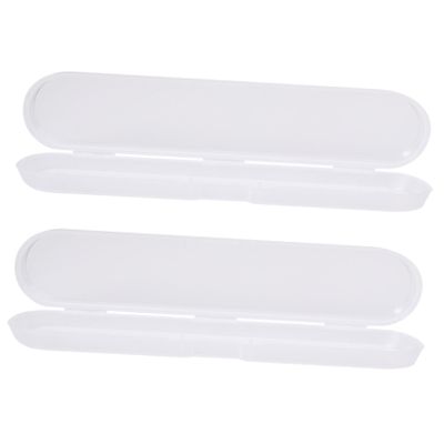 DECORNIJIA Digital Thermometer Storage Case Plastic Compact Protective Holder with Secure Closure Lightweight Design for Travel and Home Use