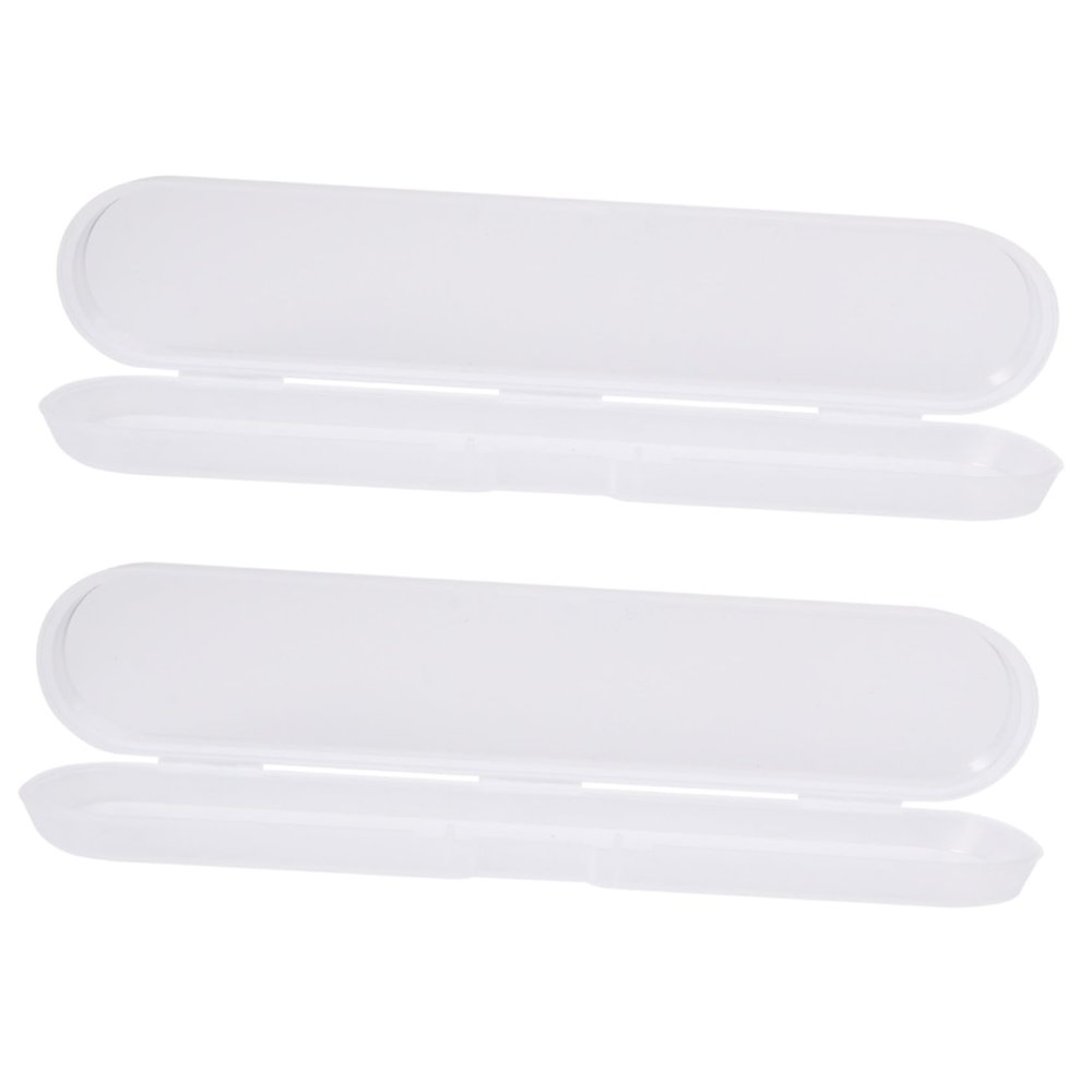 DECORNIJIA Digital Thermometer Storage Case Plastic Compact Protective Holder with Secure Closure Lightweight Design for Travel and Home Use