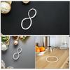 Luxshiny Leak-Proof Lunch Box Seal Silicone Rings 4Pcs High Temperature Resistant Tear-Resistant Gasket Replacement Airtight Bento Box Seal for Food Containers and Meal Storage view 3