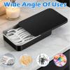 3Pcs Small Dental Floss Case Travel Floss Picks Case Holder Metal Portable Flosses Dispenser Box Travel Flosses Holder view 2