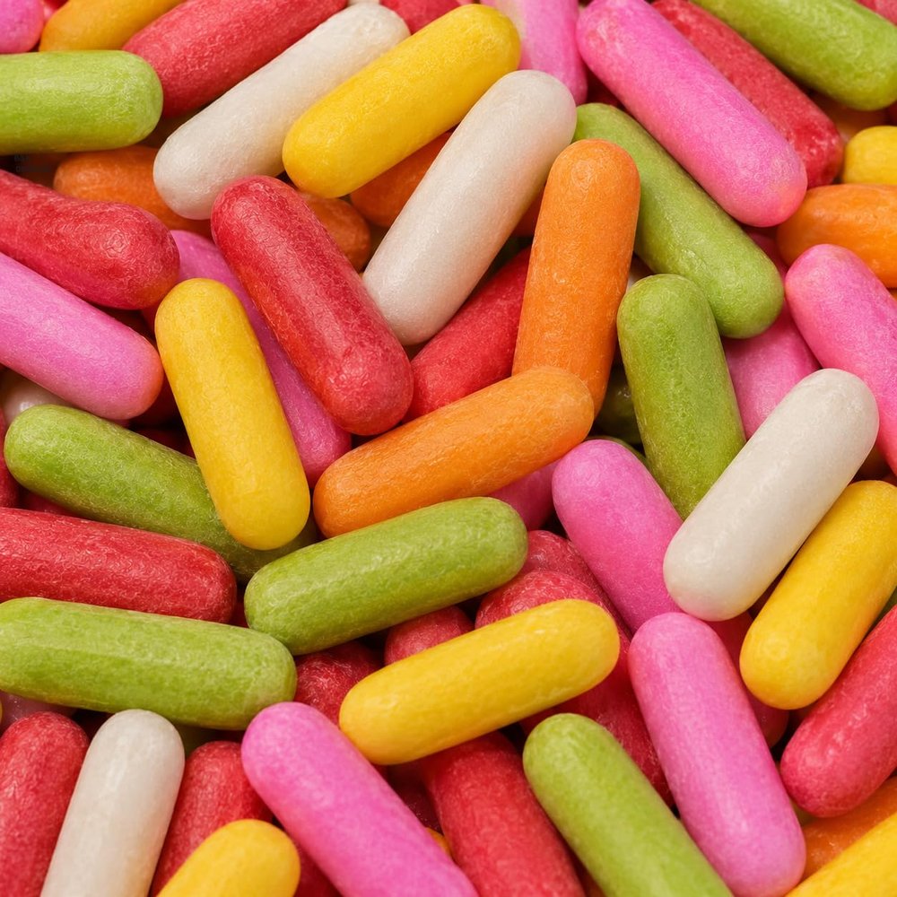 Bentley & Ackerman Liquorice Comfits Sweets 1kg Bulk Bag Traditional Sugar Coated Liquorice Retro Sweets Classic Old Fashioned Sweet Shop Confectionery.