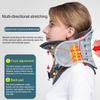 Cervical Neck Traction Device, Adjustable Neck Stretcher Brace, 6 Levels of Lift, Lightweight Design for Neck Pressure Relief and Torticollis Correction view 2