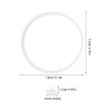 SECFOU Replacement Lid Gasket Replacement Gasket Rings 5.12x5.12x0.12in Silicone Leak Protection Compact Organization Modern Style for Lunch Boxes School Picnic view 2