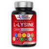 BIO LAB NUTRITION L-Lysine 1600mg High Strength - Advanced 12-in-1 Complex for Lip & Skin Health - with Zinc, Vitamin C, D3 & Lemon Balm - Triple UK Lab Tested - 60 Vegan Capsules view 1