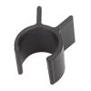 Adfaga Handlebar Mustache Shaping Tool Premium Beard Styling Template Mustache Training Wheel for Men Facial Hair Grooming Black Wooden Roller with Clips Included view 3