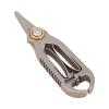 Julihai Nose Hair Scissors, Ti Alloy Round Tip Trimming Scissors for Nose Hair Eyebrows Beard, with Manual Operation and Compact Size view 2