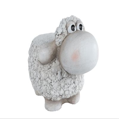 Outdoor "Sheep" cream magnesuim 38x27x27.5cm