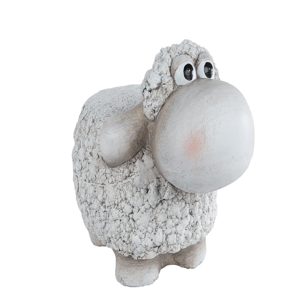 Outdoor "Sheep" cream magnesuim 38x27x27.5cm