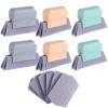 BELLIFFY 12pcs Narrow Window Gap Cleaning Brushes Set for Cleaning Window Frames and Counter Tops with Pp and Scouring Pad Material Stubborn Stains and Door Grooves Random Color view 1
