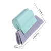 BELLIFFY 12pcs Narrow Window Gap Cleaning Brushes Set for Cleaning Window Frames and Counter Tops with Pp and Scouring Pad Material Stubborn Stains and Door Grooves Random Color view 2