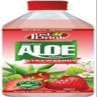 Premium Strawberry Flavored Aloe Vera Drink with Real Natural Aloe Pieces - 12 x 500ml PET Bottles in Bulk Carton - Sweet, Refreshing, Gluten-Free & Lactose-Free Beverage