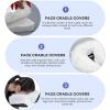 100PCS Disposable Face Cradle Covers Disposable Face Rest Covers Ultra Soft Luxurious Non-Sticking Massage Face Covers Face Cradle/Head Cradle Covers/Massage Pillow/Massage Cover view 3