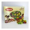 Sebahat 2kg Gift Box of Individually Wrapped Turkish Delight Mixed Flavours Lemon, Pomegranate and Apple. Approx 120pcs view 1