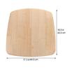 CIMAXIC Wooden Chair Seat Replacement Khaki Wood Accessory for Stools view 2