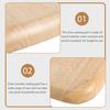 CIMAXIC Wooden Chair Seat Replacement Khaki Wood Accessory for Stools view 4