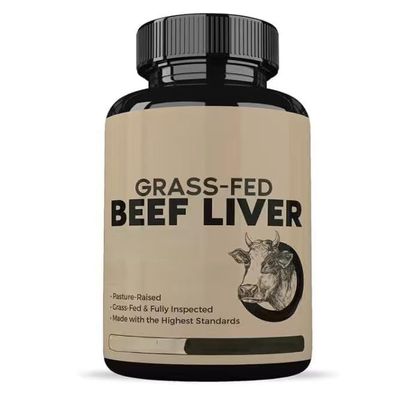Grass-fed dried beef liver capsules to help replenish energy and immunity