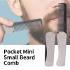 Beard Comb - Pocket Size Folding Hair Straightener | Foldable Beard Comb,for Husband Dad Home Travel Vacation Apartment College Dorm Hotel view 4