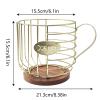 Coffee Pod Organizer Multi Slot Stand, Space Saving Design, Sturdy Construction Material, Smooth Rotating Base | for Coffee Station Display Beverage Preparation Area Office Kitchen Home Countertop view 4