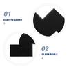 ASAKKURA Barber Stencils for Hairline Plastic Hairline Shaping Card 7.47x4.32x0.04in and Beard Styling Ergonomic Design Professional Barbers Personal Grooming view 3