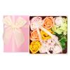 Simulation Rose Flower Soap, Women's Exquisite Bath Soap Gift Box, Long - Lasting Decorative Rose Shaped Soap with Ribbon Bow for Valentine's Day Anniversary Birthday (Yellow) view 4