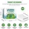 Detergent Sheets 200 Washes, Biodegradable Washing Sheets for Washing Machine, Water Soluble Detergent Sheets, Ideal Choice for Travel view 2