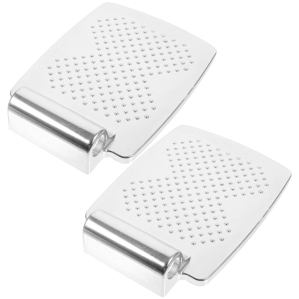 UTHCLO 2pcs Universal Wheelchair Footrest Footrest Pedal Leg Pad Replacement Aluminium Alloy Strong Support Lightweight Sturdy for Elderly and Athletes